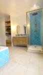 Douche avec receveur extra plat