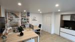 Faux-plafond en toile tendu avec spots encastrés dans des bureaux à Nantes (44)