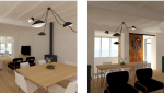 Visuel 3D rénovation maison Brest 29200