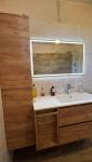 Salle de bain design miroir led La Maison Des Travaux Ales