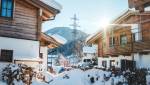 Bardage en bois sur les chalets en montagne