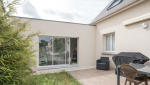 Création d'une extension en parpaing à Basse Goulaine - extérieur
