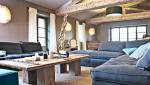 Eclairage intérieur maison avec poutres et solives