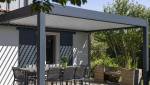 Pergola bioclimatique posée