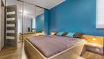 rénovation de chambre bleue