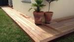 Terrasse en bois exotique à Bordeaux 