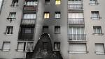 Façade immeuble incendiée