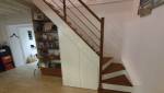 Escalier terminé à Vern-sur-Seiche – vue du bas après rénovation