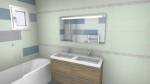 Modélisation 3D de l'aménagement de salle de bain - Moissy-Cramayel 77550