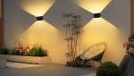 Eclairage jardin - appliques solaires en façades -