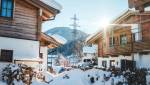 Bardage en bois sur les chalets en montagne