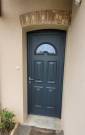 Nouvelle porte d'entrée après travaux de rénovation de menuiserie - Brie-Comte-Robert 77170