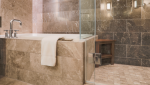 Salle de bain en pierre