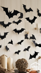 chauves souris papier decoration halloween