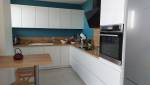 Cuisine tons blanc et bois