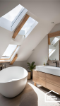 salle de bain suite parentale combles