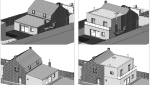 Plan exisitant et plan projet 