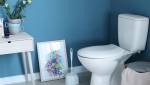 WC sur pied avec abattant connecté