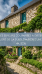 erreurs frequentes surelevation maison