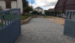 Cour après travaux: pavés granit du Portugal