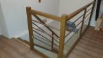 Garde-corps d'escalier repeint et modernisé à Vern-sur-Seiche
