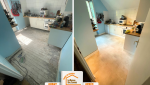 modernisation sol de cuisine Brides-les-Bains, pose de carrelage contemporain, rénovation clé en main Brides-les-Bains, Maison des Travaux Moûtiers