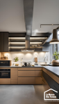 idee deco cuisine fermee bois
