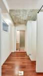 vestiaire avec parquet rénové