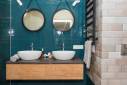 Salle de bain carrelage mural