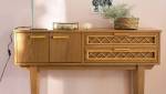 console d'entrée bois art déco