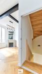 Le double escalier après travaux