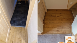 Travaux de rénovation Beaufort, Sol PVC résistant, Menuiserie sur-mesure, Solutions rangement optimisé