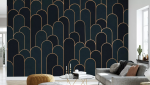 Papier peint géométrique pour une décoration années 20, Photowall