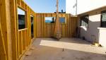 Extension maison ossature bois.