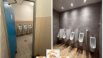 Projet rénovation luxe, Toilettes Méribel design, Travaux Albertville Moutiers, Toilettes ski high-tech, Décoration montagne chic