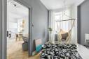 Chambre mur gris