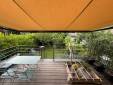 Toit terrasse de l'extension de maison avec store banne - Nantes (44000)