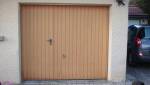 porte de garage en bois