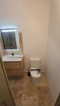 aménager petite salle de bain Orange