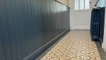 Carreaux ciment peinture couloir Talence