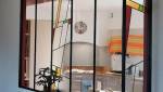 Vitrail pour verrière d'intérieur artophage