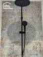 colonne douche noire design moderne