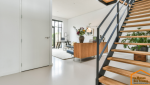 Escalier bois et metal
