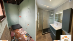 rénovation appartement ancien, aménagement appartement montagne, rénovation complète salle de bain