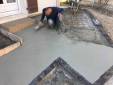  Dalle en béton lors de travaux de rénovation extérieure - Sénart 77127