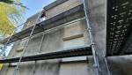 Travaux de rénovation de façade sur locaux professionnels en cours - Brie-Comte-Robert 77170