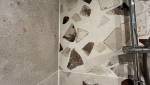 Terrazzo carrelage gris