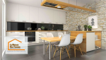 Rénovation d'un séjour-cuisine ouverte