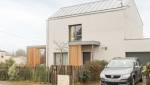 Extension de maison de 20 m² à Vertou - vue extérieur pergola et entrée
