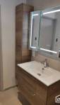Salle de bain - Miroir éclairé